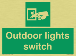 Outdoor lights switch